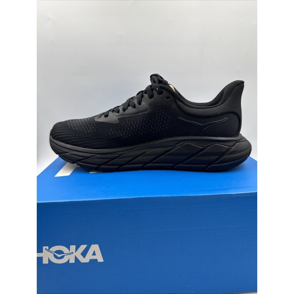 Hoka Arahi 7 Women’s Black Blackout 1147851 BBLC Walking Running Shoes Size 6B - Picture 10 of 16